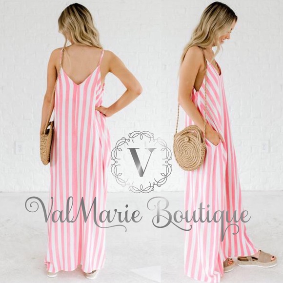 Summer Maxi cami oversized pocket dress - Picture 3 of 6